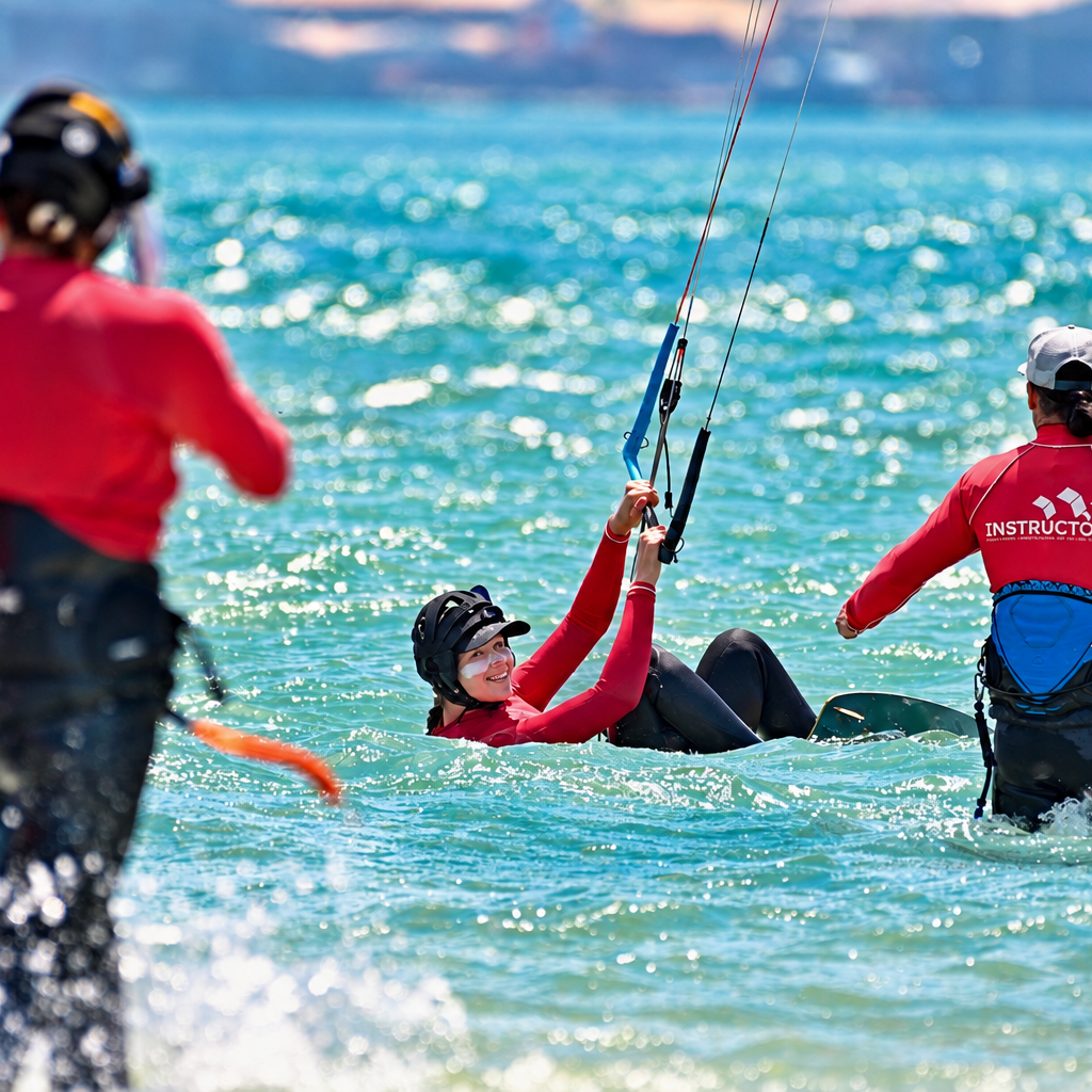 Group kitesurfing discovery package in Langebaan